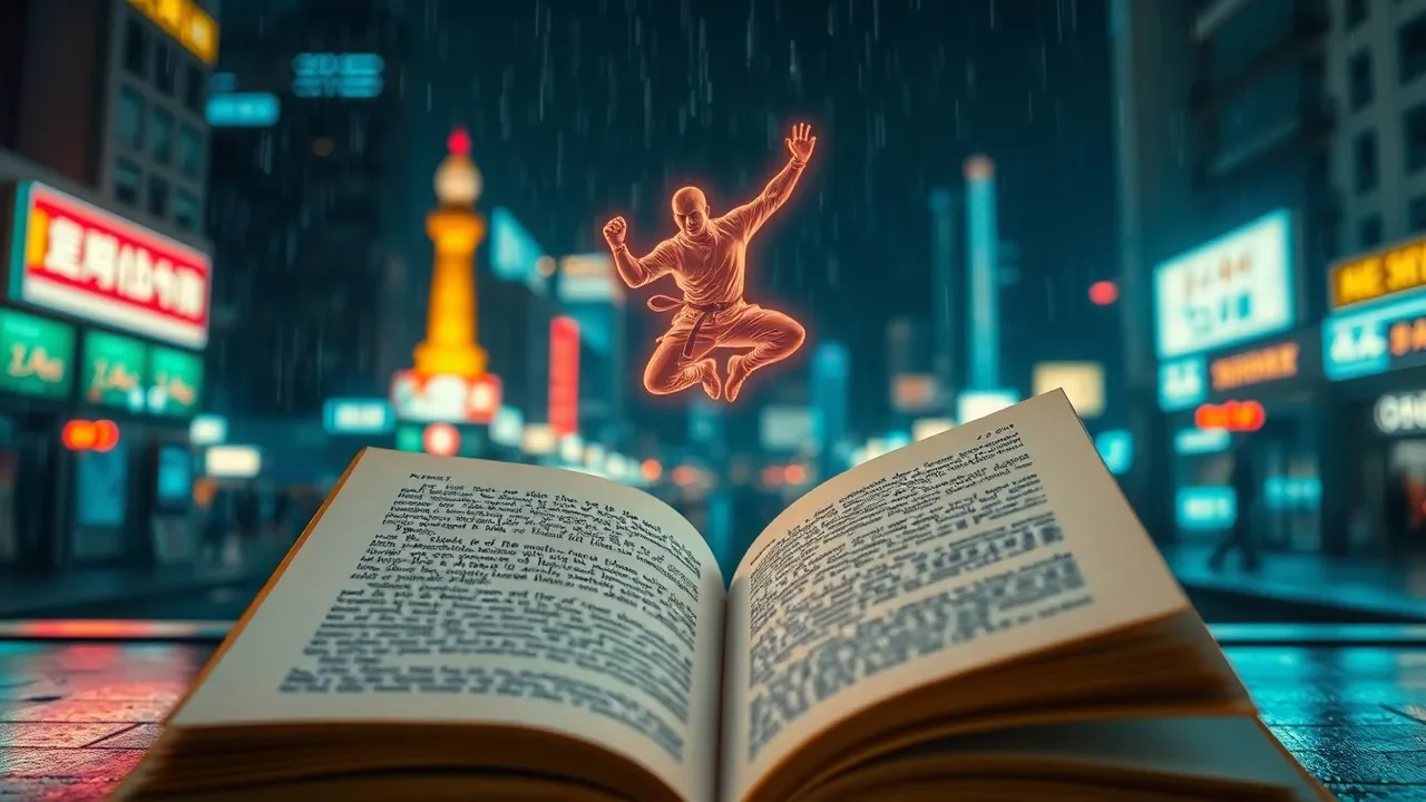 From Screen to Page: Action Sequences in K-Drama Novels